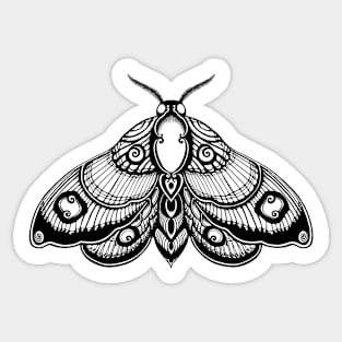 Emperor Moth faith love hope Sticker